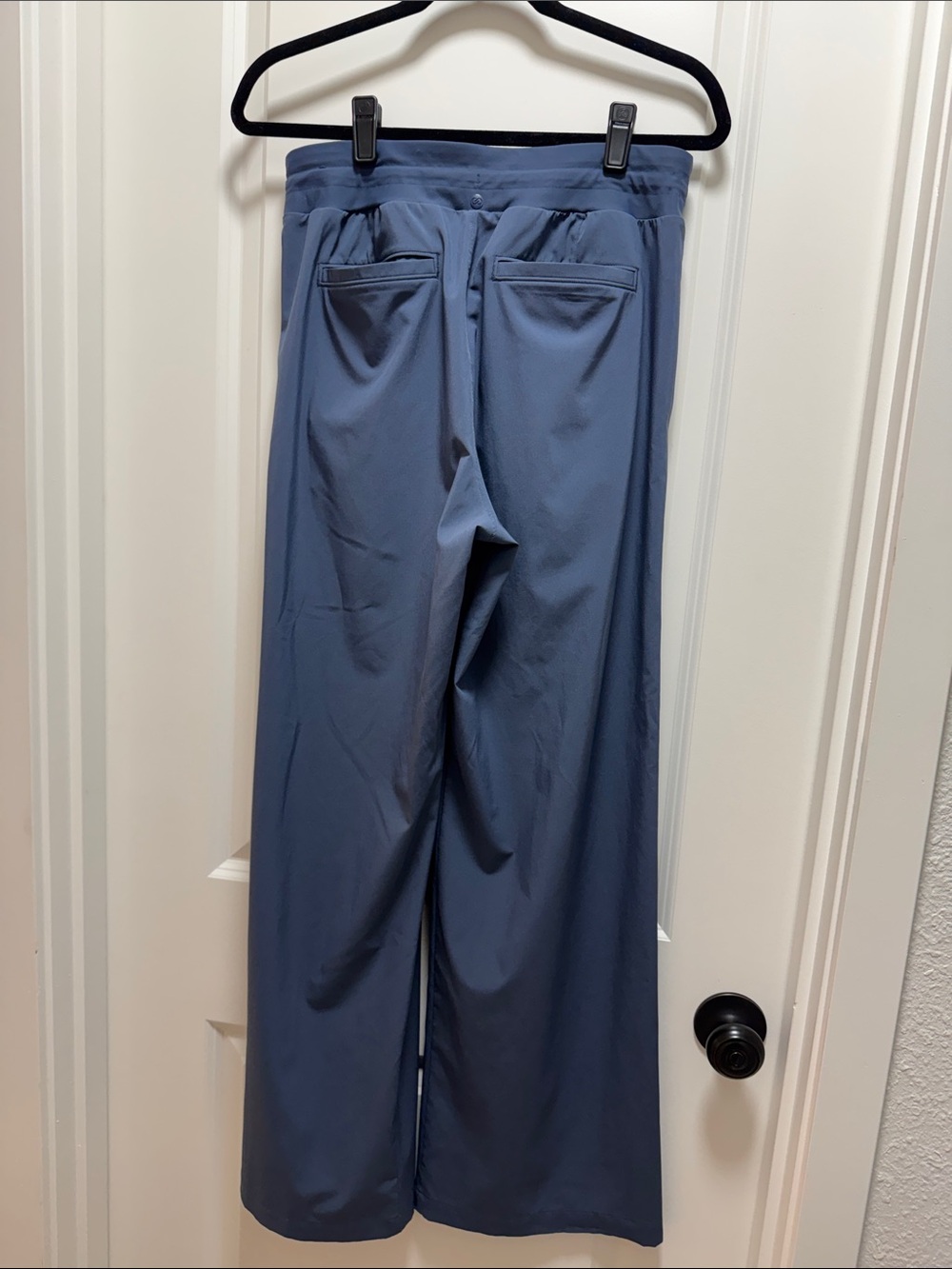 CALIA by Carrie Underwood Wide Leg Drawstring Pants in Slate Blue - Picture 3 of 5